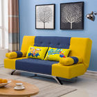 น้ำหนักรวม 28KGS ​​Convertible Navy Yellow Home Sofa Bed
