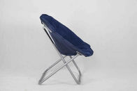 เก้าอี้สนามเด็กเล่น สีน้ำเงิน พับได้ สำหรับเด็กเล่นกับโครงเหล็กและเบาะผ้า